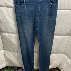 Betabrand Women's Straight Leg Jeans - Blue